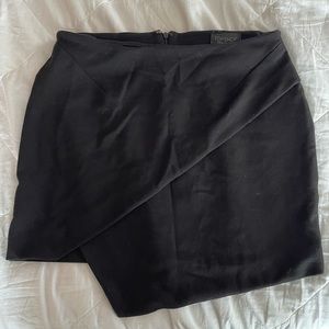 Topshop black mini skirt